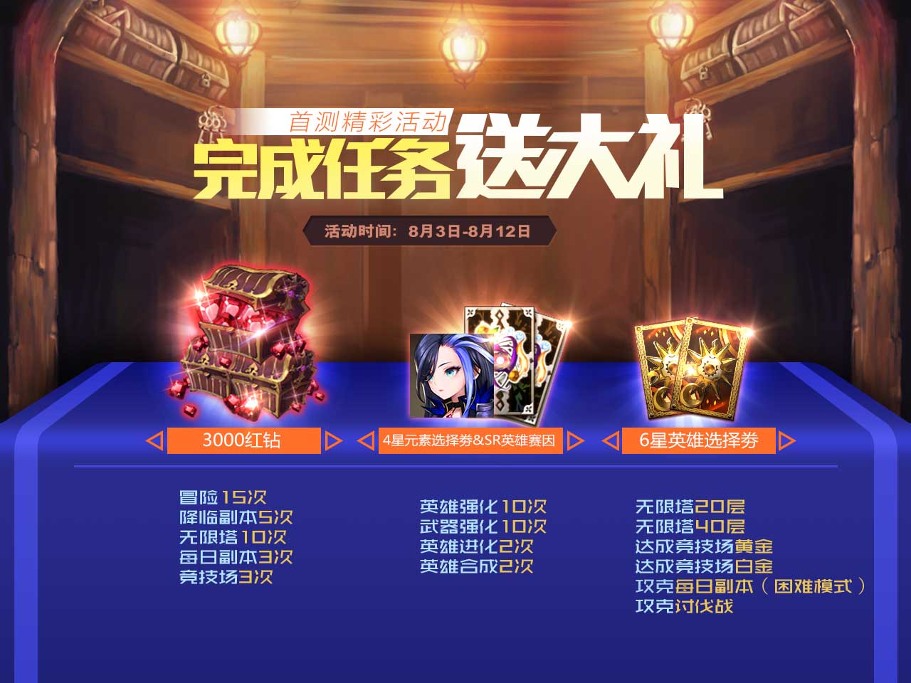 八大福利来袭！《十二战纪》今日开启高燃首测