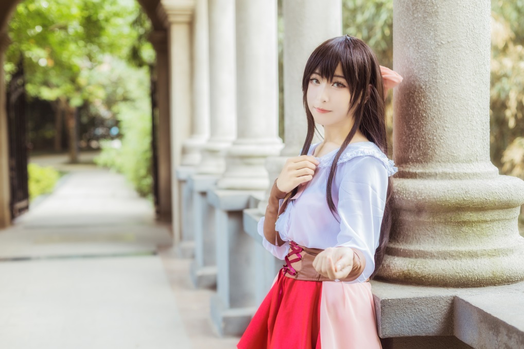 黑长直御姐！《姬魔恋战纪》刘备cosplay欣赏