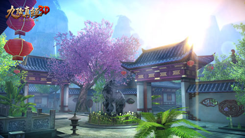 《九阴真经3D》周年庆资料片“花前月下”即将清凉来袭