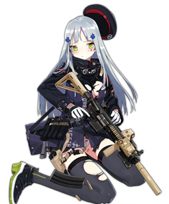 《少女前线》HK416图鉴