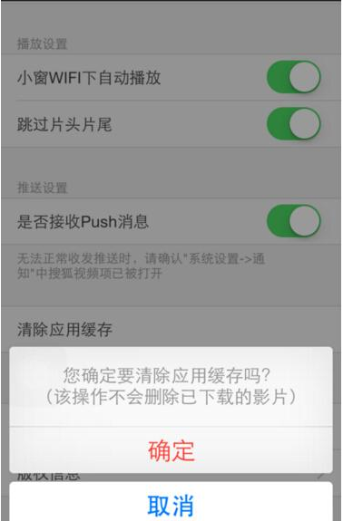 《搜狐视频》清除视频缓存方法说明介绍
