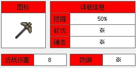 《泰拉瑞亚》手机版骸骨镐资料