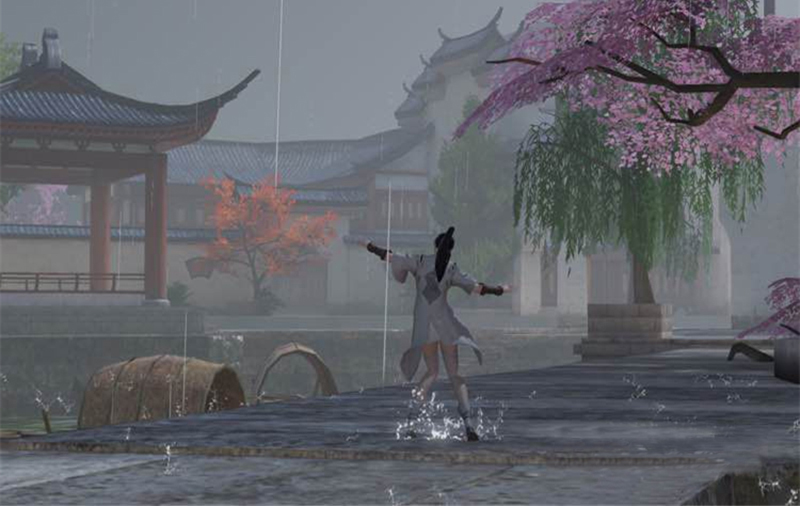 下雨天屁股疼！《楚留香》特殊天气糗事多！