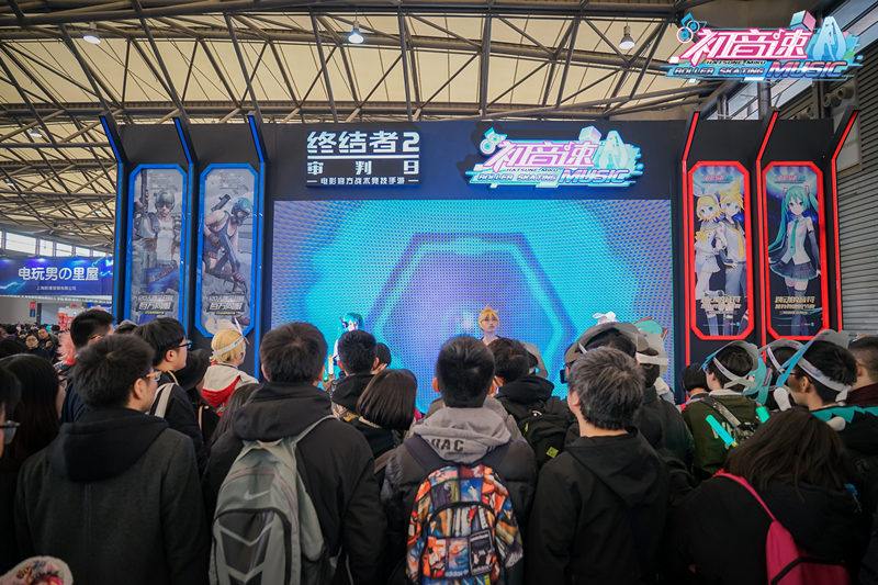 音乐竞速魅力爆棚！ 《初音速》亮相魔都CP21