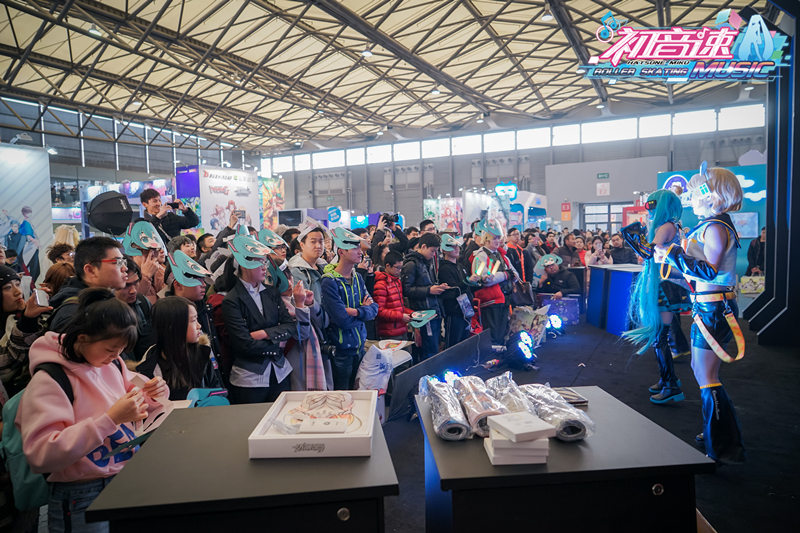 音乐竞速魅力爆棚！ 《初音速》亮相魔都CP21