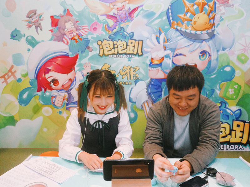 二次元美少女吃播你错过了吗？《泡泡趴》联手矮乐多直播大回顾