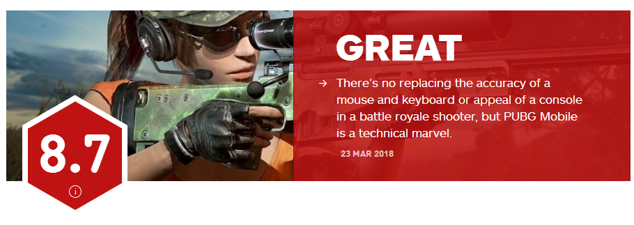《绝地求生：刺激战场》IGN 8.7 本身就是一个技术奇迹