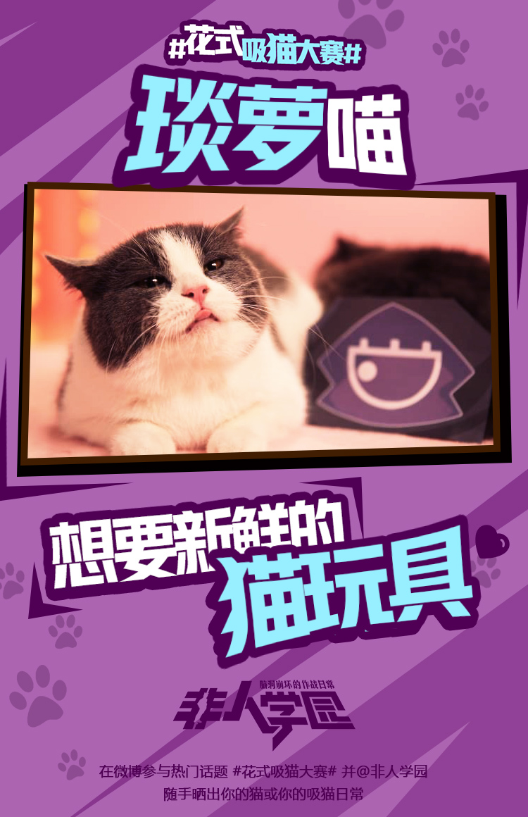 4.12去猫岛开黑！《非人学园》开启花式吸猫大赛