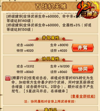 《少年三国志》全新暗金马“百战机关骓”登场