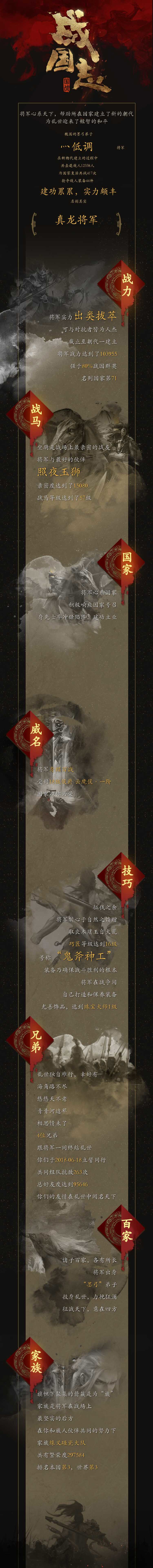 《战国志》个人战绩系统上线，分享累累战功炫耀显赫实力！