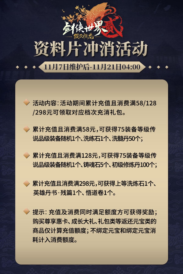 七大活动齐迎新 《剑侠世界2》新资料片明日开启