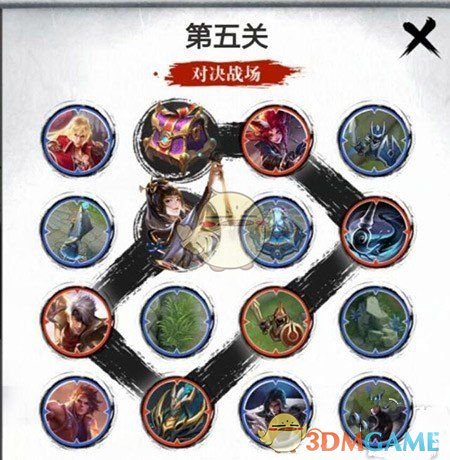 《王者荣耀》上官婉儿五划闯关夺宝答案大全