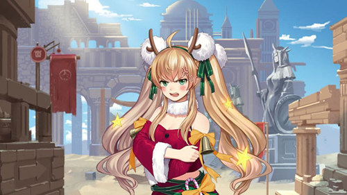 Merry christmas《姬魔恋战纪》张飞圣诞时装剧情介绍