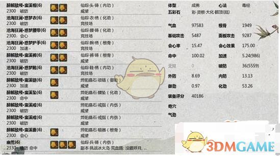 《剑网3指尖江湖》世外蓬莱PVP奶毒装备搭配推荐