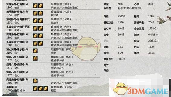 《剑网3指尖江湖》世外蓬莱PVP奶毒装备搭配推荐