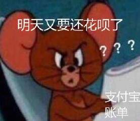 抖音看完支付宝年度账单表情包