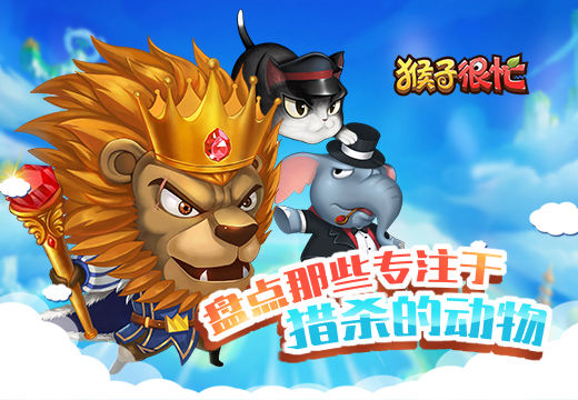 《猴子很忙》盘点那些专注于猎杀的动物