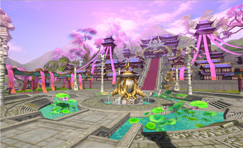 新国风RPG手游《九州飞凰录》原画场景曝光