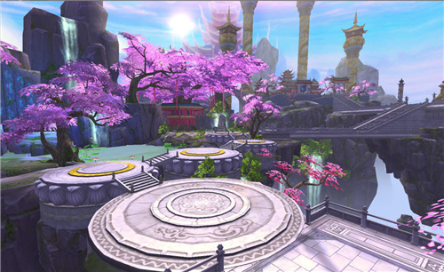 新国风RPG手游《九州飞凰录》原画场景曝光