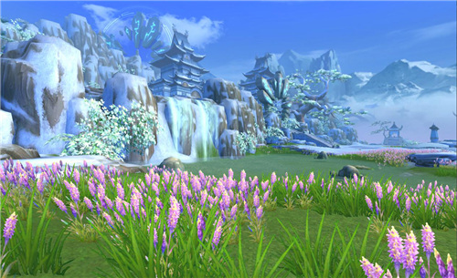 新国风RPG手游《九州飞凰录》原画场景曝光
