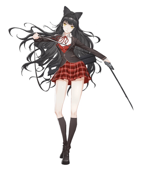RWBY校服原画赏 为了拯救树不子，少女们决定成为偶像？