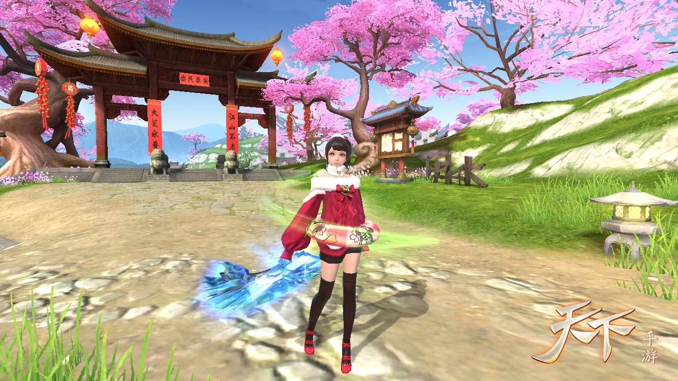 大荒之地财神到，迎财接福好运兆！《天下》手游“迎福神”火热进行中！