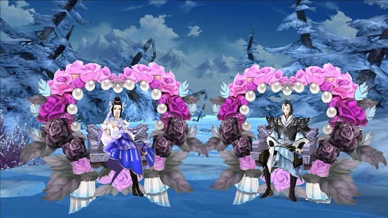 《天龙3D》情人节新服开启，夫妻携手赢专享福利