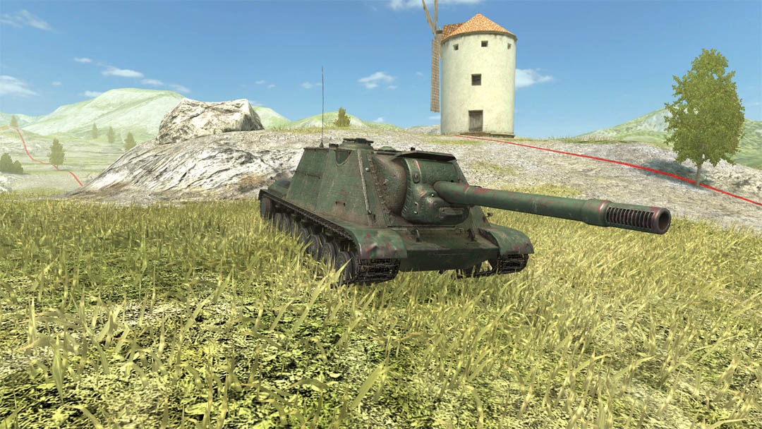 赤色阵营添猛将 《坦克世界闪击战》C系坦歼科技线实装！