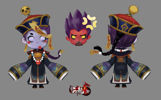 《天龙3D》橙色伙伴丧萌小僵尸首曝，唯一获取途径限时开启！