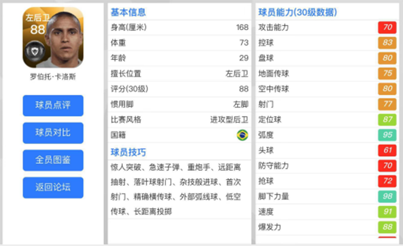 暴力后卫归来！实况足球 X 传奇球星卡洛斯联动开启！