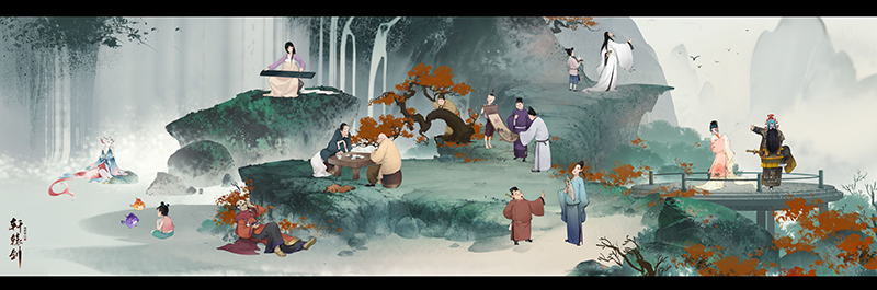 诗书礼乐琴棋画，《轩辕剑龙舞云山》行当系统初探