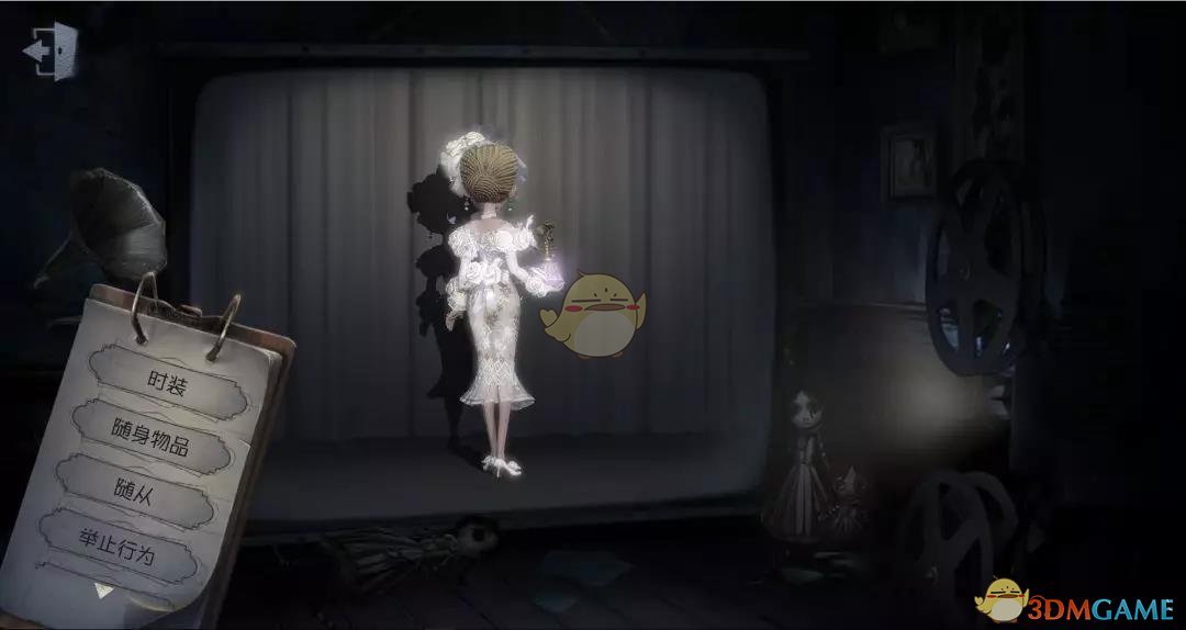 《第五人格》调香师玫瑰之下时装游戏内展示