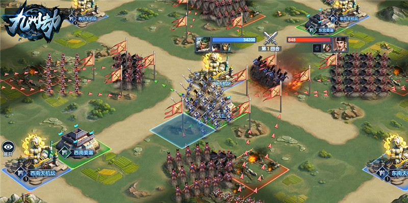 超炫动卡名将！《九州劫》手游三国+幕府武将动卡曝光
