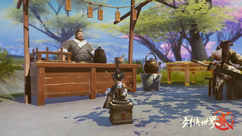 江湖百业 《剑侠世界2》手游全新生活玩法曝光