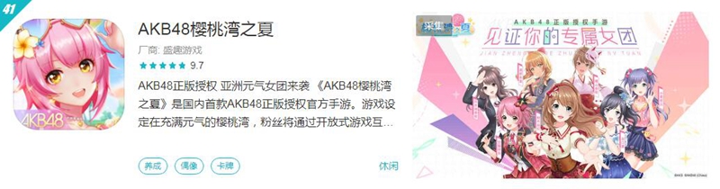 《AKB48樱桃湾之夏》TapTap9.7分 入围预约排行榜