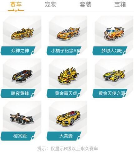 飞车众神之神是顶级s吗