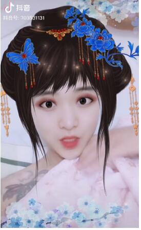 抖音点蝴蝶变女装怎么拍