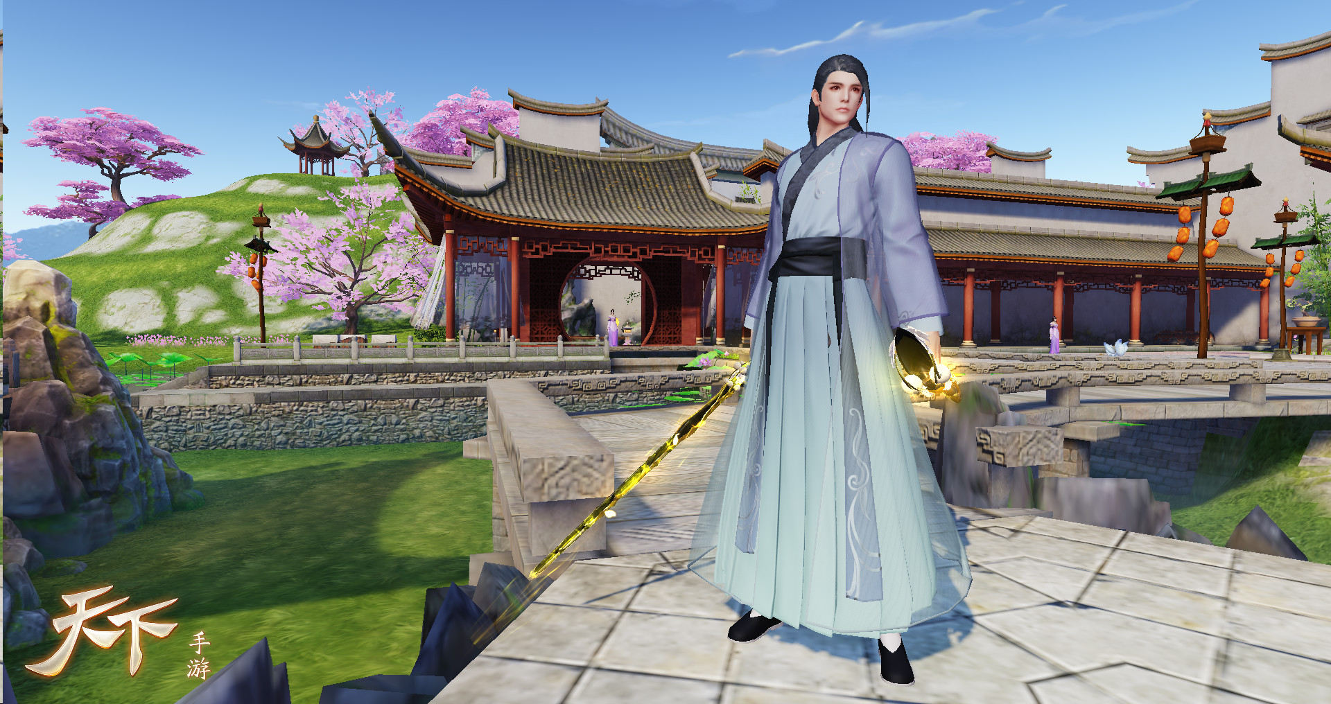 执剑听琴衣华裳！《天下》手游三周年汉服季盛典“国韵风华”今日启动！
