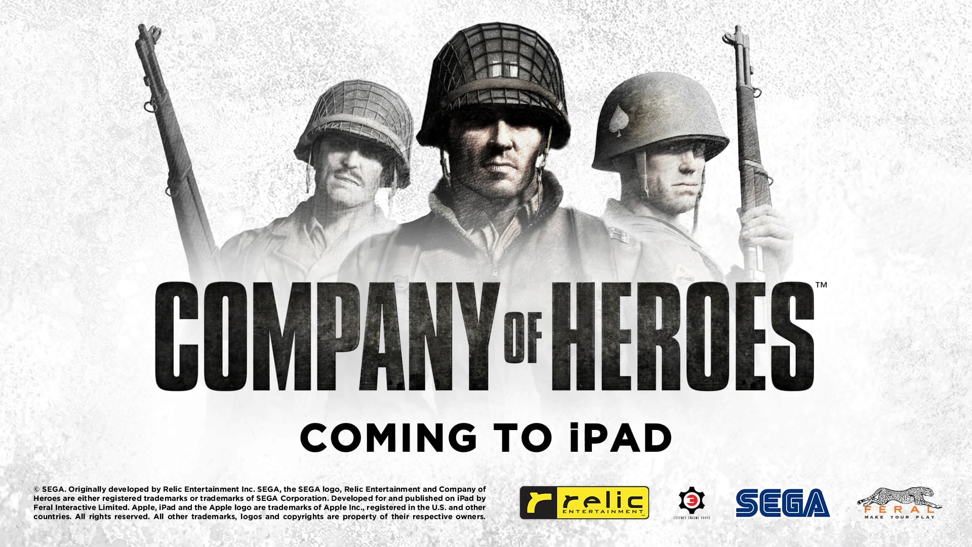 二战RTS《英雄连》iPad版公布 2019年秋季推出