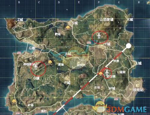 《和平精英》月兔模式大白兔玩偶位置一览