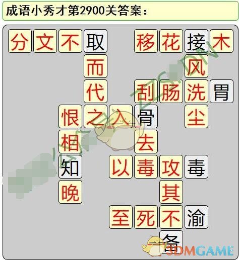 《成语小秀才》第2891-2900关答案