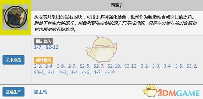 《明日方舟》提纯源岩快速获取方法