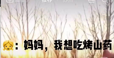 抖音妈妈我想吃烤山药出处含义介绍