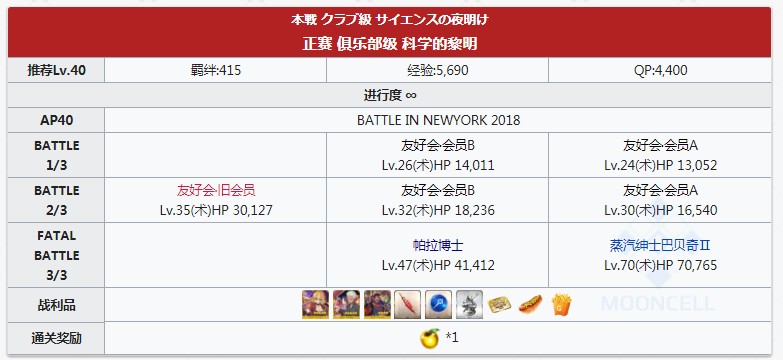 《FGO》BATTLE IN NEWYORK 2019（闪闪祭）攻略大全