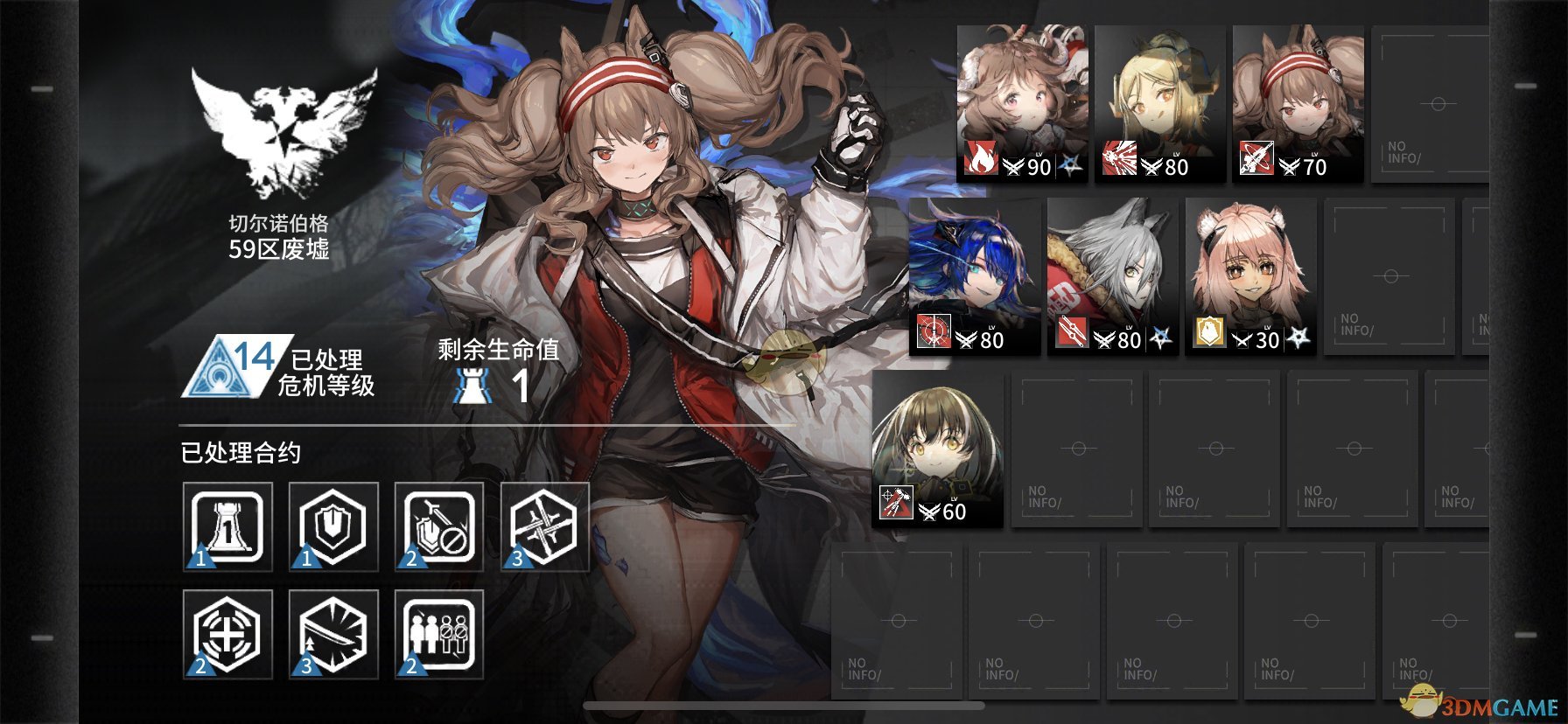 《明日方舟》「危机合约」等级14高练法师队打法攻略