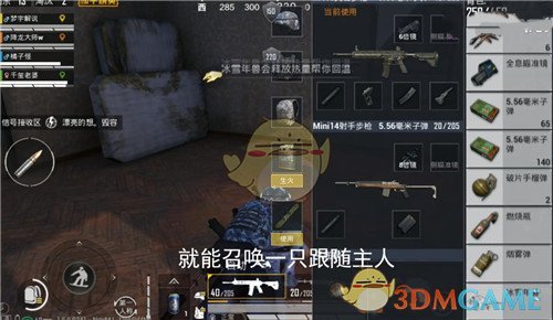 《和平精英》冰雪年兽使用方法