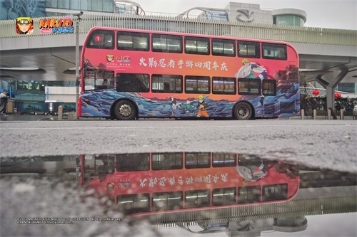 不一样的重燃祭！火影忍者主题巴士带你逛上海