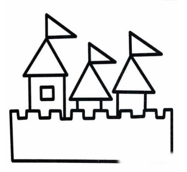 《QQ》画图红包城堡简笔画