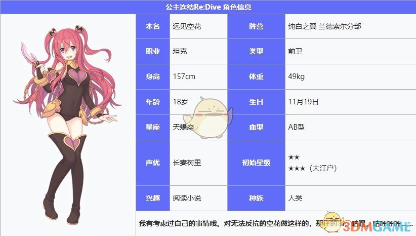 《公主连结Re：Dive》远见空花图鉴