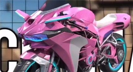 《和平精英》粉色摩托车皮肤介绍